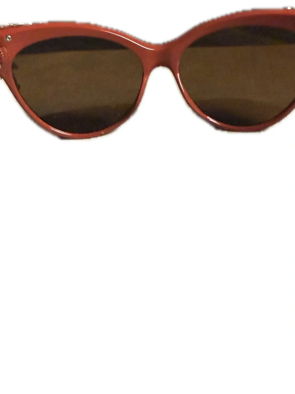 Morgan & Co. Women’s Sunglasses - Red Frame Brown Lenses